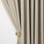 Anyhouz 250cm Beige High Quality Modern Wool Velvet Blackout Curtains for Living Room Bedroom Dining Luxury Window Drape