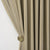 Anyhouz 100cm Khaki High Quality Modern Wool Velvet Blackout Curtains for Living Room Bedroom Dining Luxury Window Drape