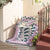 Anyhouz Pink Cat Throw Blanket Cozy Sofa Couch Bed Cover Outdoor Camping Mat Home Decor Tapestry with Tassel