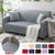Anyhouz 2 Seater Sofa Cover Plain Royal Blue Style and Protection For Living Room Sofa Chair Elastic Stretchable Slipcover