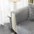 Anyhouz Sofa Towel Super Soft Wave Gray Rabbit Plush Quilted Couch Cover L-shaped Sectional Anti-slip Sofa Cover