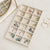 Anyhouz Jewelry Storage Grey Design B Display Tray Drawer Storage Jewellery Holder For Ring Earrings Necklace Bracelet