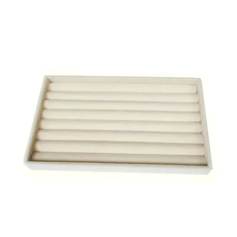 Anyhouz Jewelry Storage Beige Design G Display Tray Drawer Storage Jewellery Holder For Ring Earrings Necklace Bracelet
