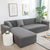 Anyhouz 1 Seater Sofa Cover Plain Apple Green Style and Protection For Living Room Sofa Chair Elastic Stretchable Slipcover