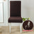 Anyhouz Chair Cover Coffee Corn Kernels Waterproof Universal Size for Dining Room Stretch Seat Slipcovers