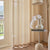 Anyhouz 100cm Curtains Beige Modern Luxury Retro Style Texture for Living Room Bedroom Dining Fashion Decor
