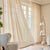 Anyhouz 150cm Curtains White Modern Luxury Retro Style Texture for Living Room Bedroom Dining Fashion Decor