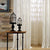 Anyhouz 400cm Curtains Brown Modern Luxury Retro Style Texture for Living Room Bedroom Dining Fashion Decor