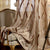 Anyhouz 300cm Curtains Brown Modern Luxury Retro Style Texture for Living Room Bedroom Dining Fashion Decor