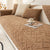 Anyhouz Sofa Towel Velvet Plush Quilted Coffee Super Soft Non-slip Sectional Sofa Cover for Living Room L Shape Couch Cover