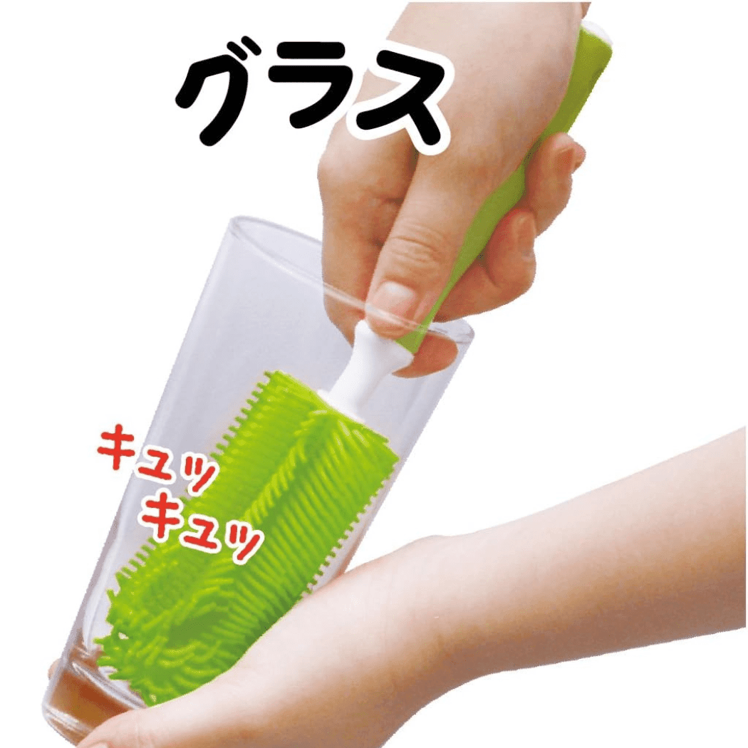 EDISON mama Silicone Baby Bottle Brush Green-1954803145343373317