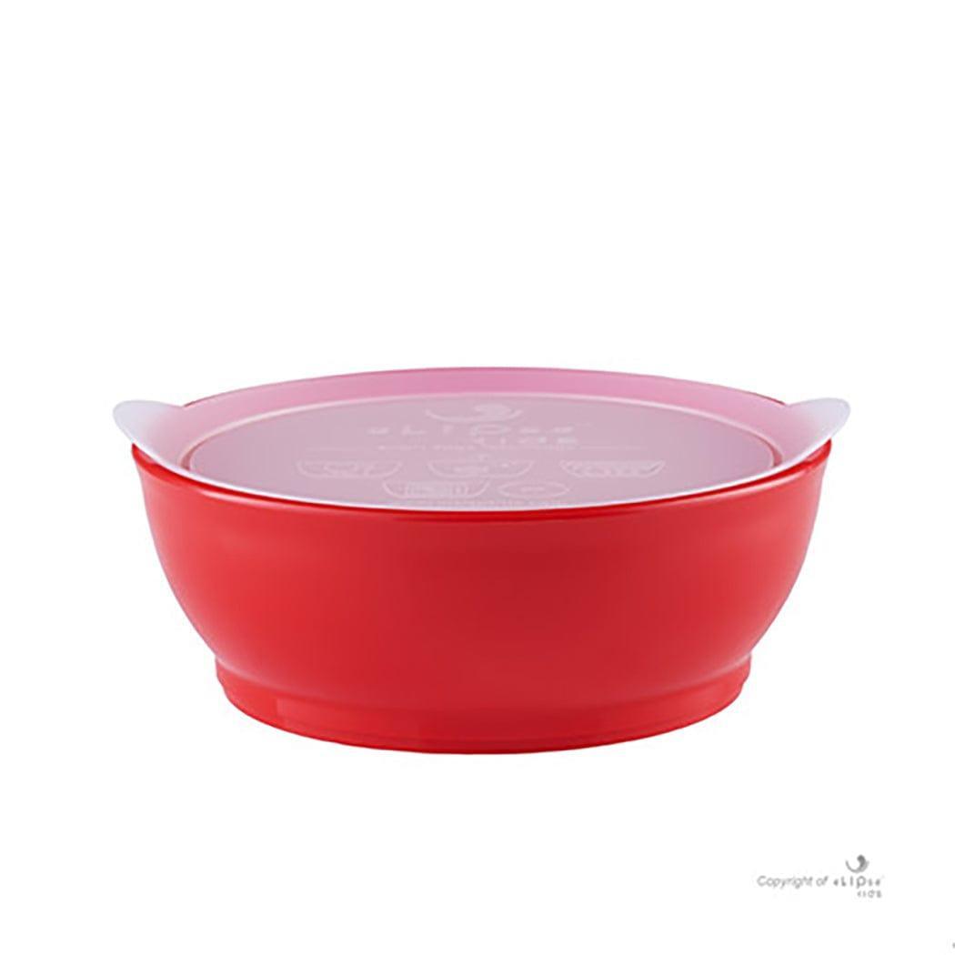 Elipse Kids Spill-Proof Anti-Slip Bowl Stage 3 12oz | Single Pack with Lid Orange-1910112156733542400