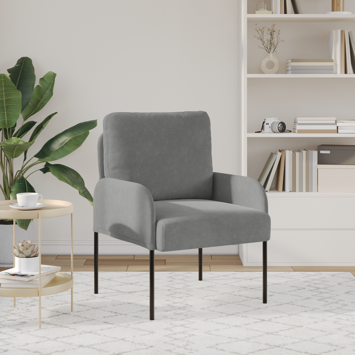 Sofas with Cushion 55cm Dark Grey Plywood