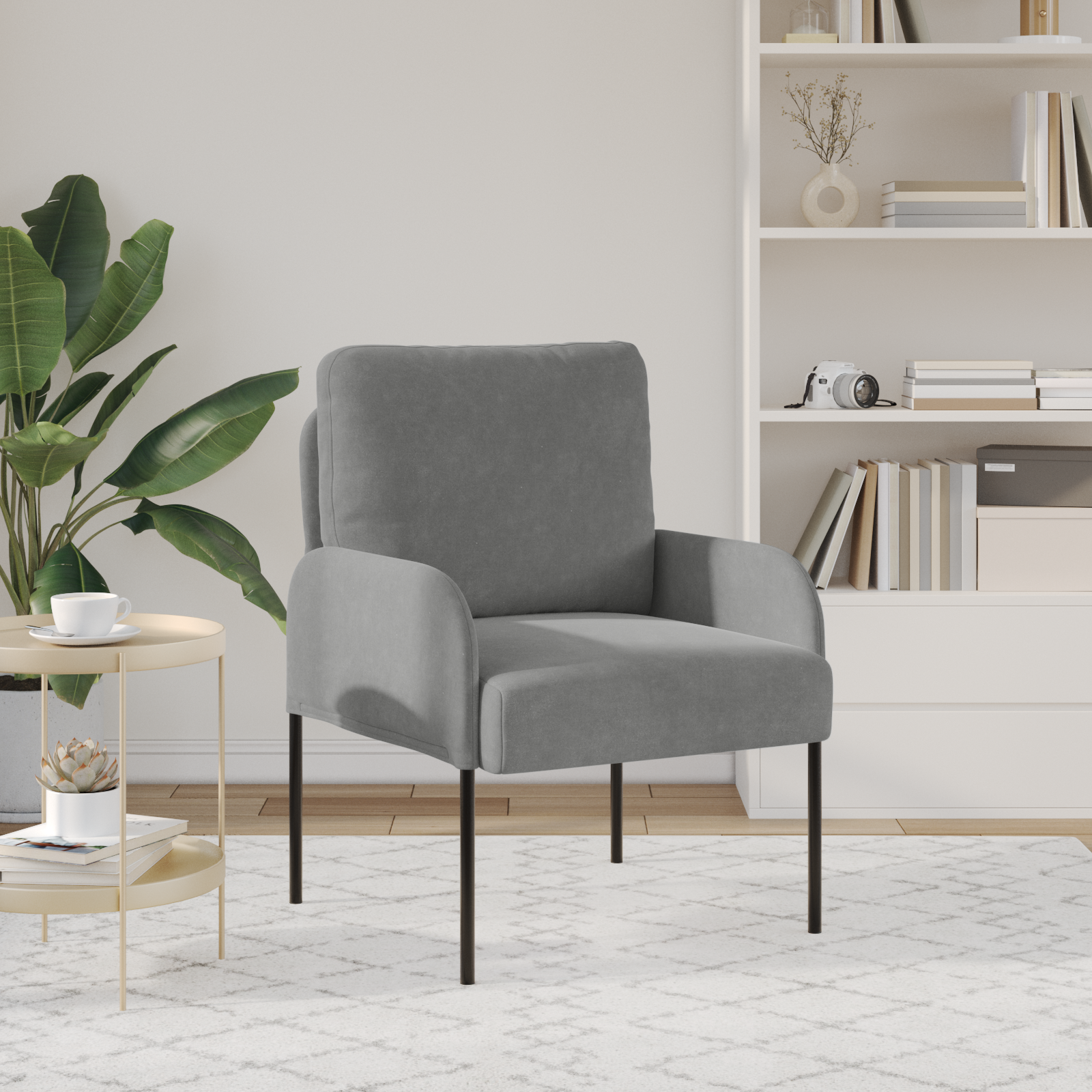 Sofas with Cushion 55cm Dark Grey Plywood