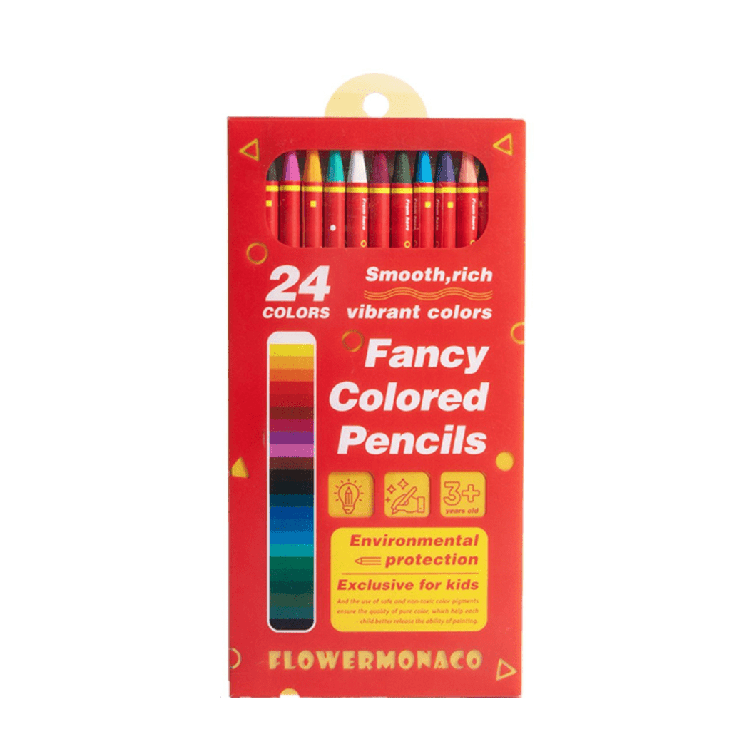 Flower Monaco Fancy Colour Pencils ?Wood Free)-1910112373717471232