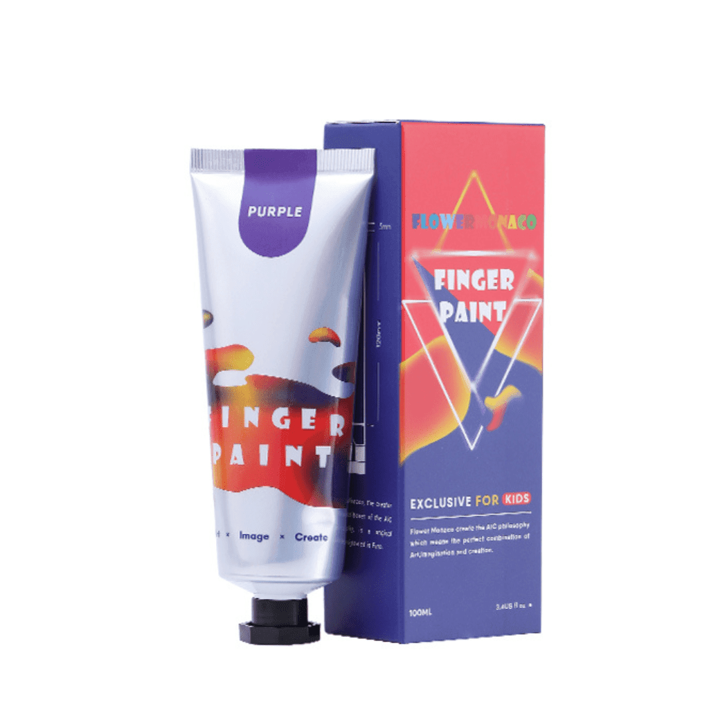 Flower Monaco Finger Paint Dark Purple-1910112459205775366