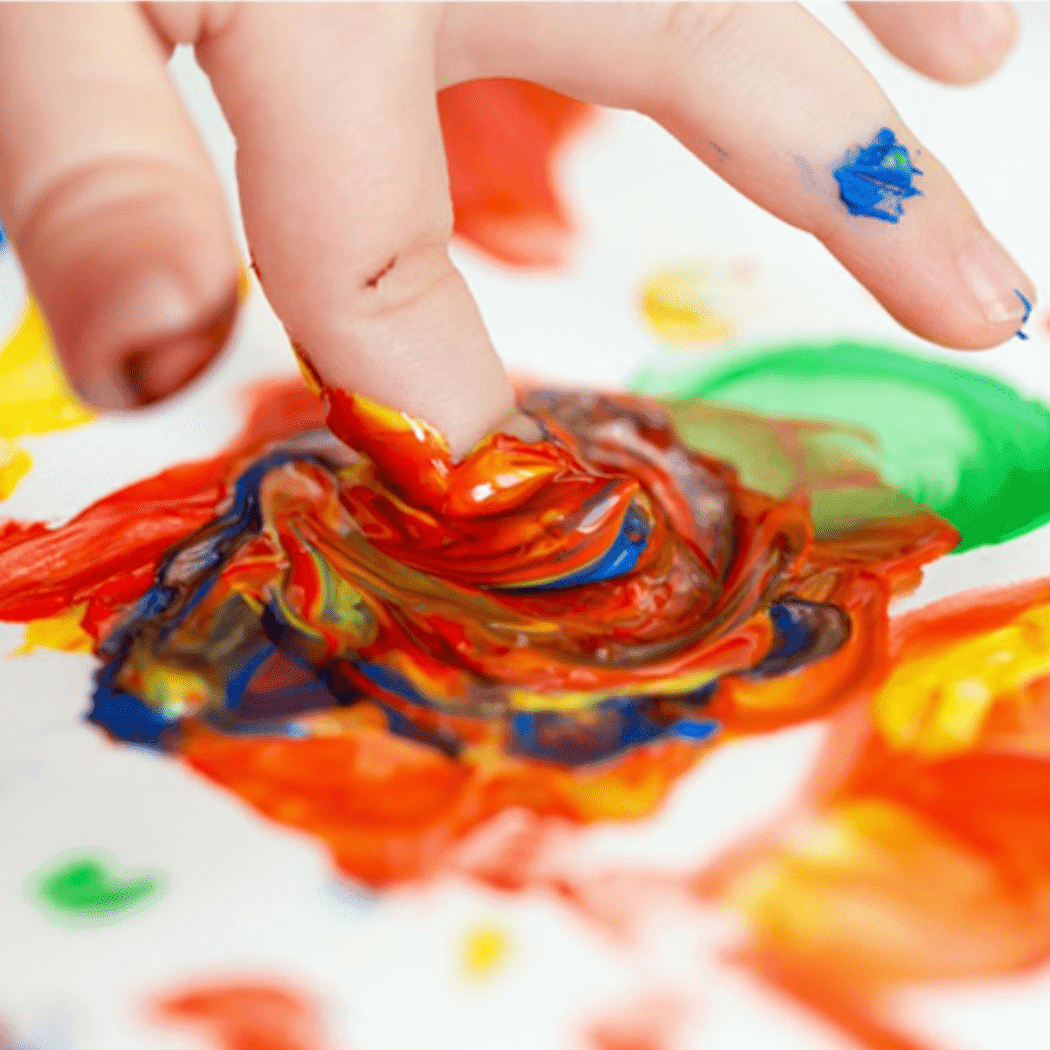 Flower Monaco Finger Paint Paper-1933335104453742593