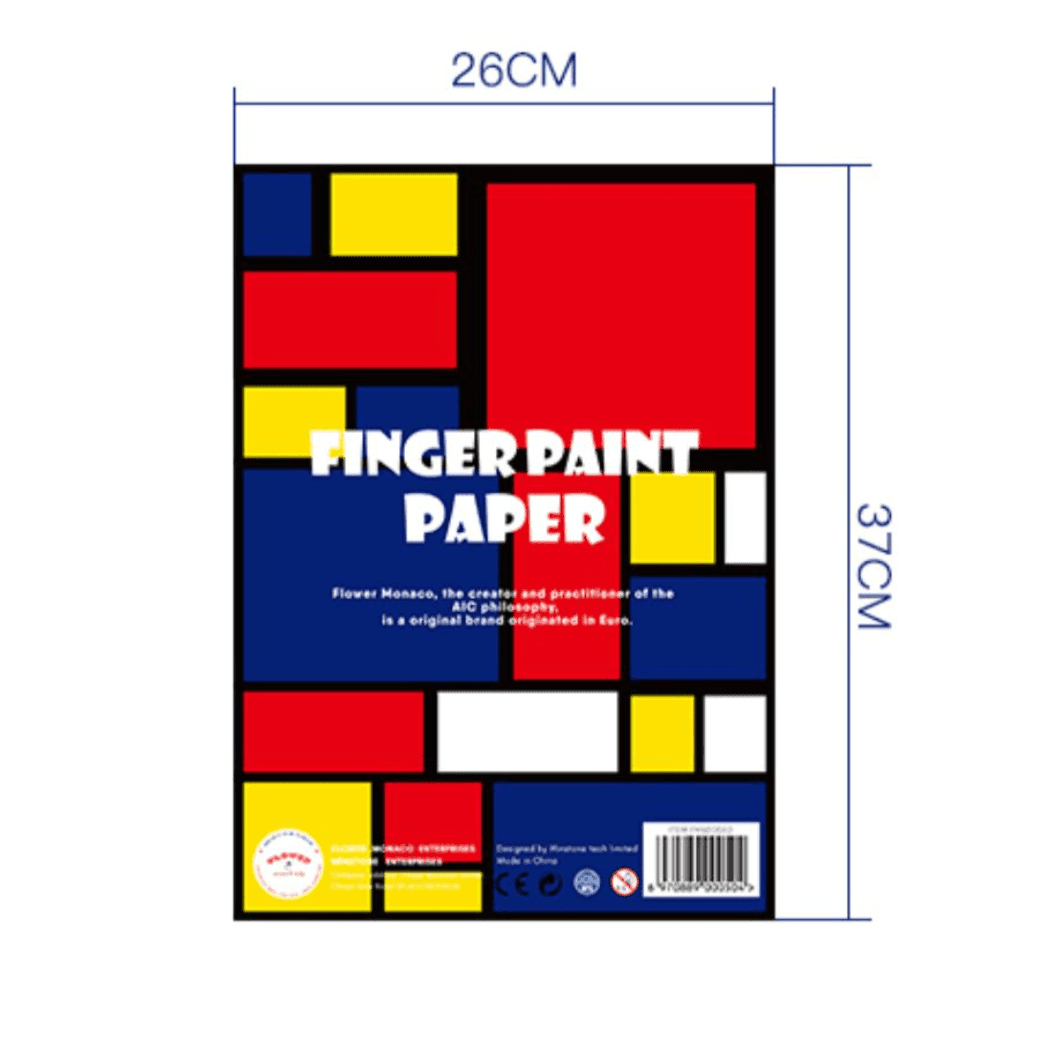 Flower Monaco Finger Paint Paper-1933335104453742598