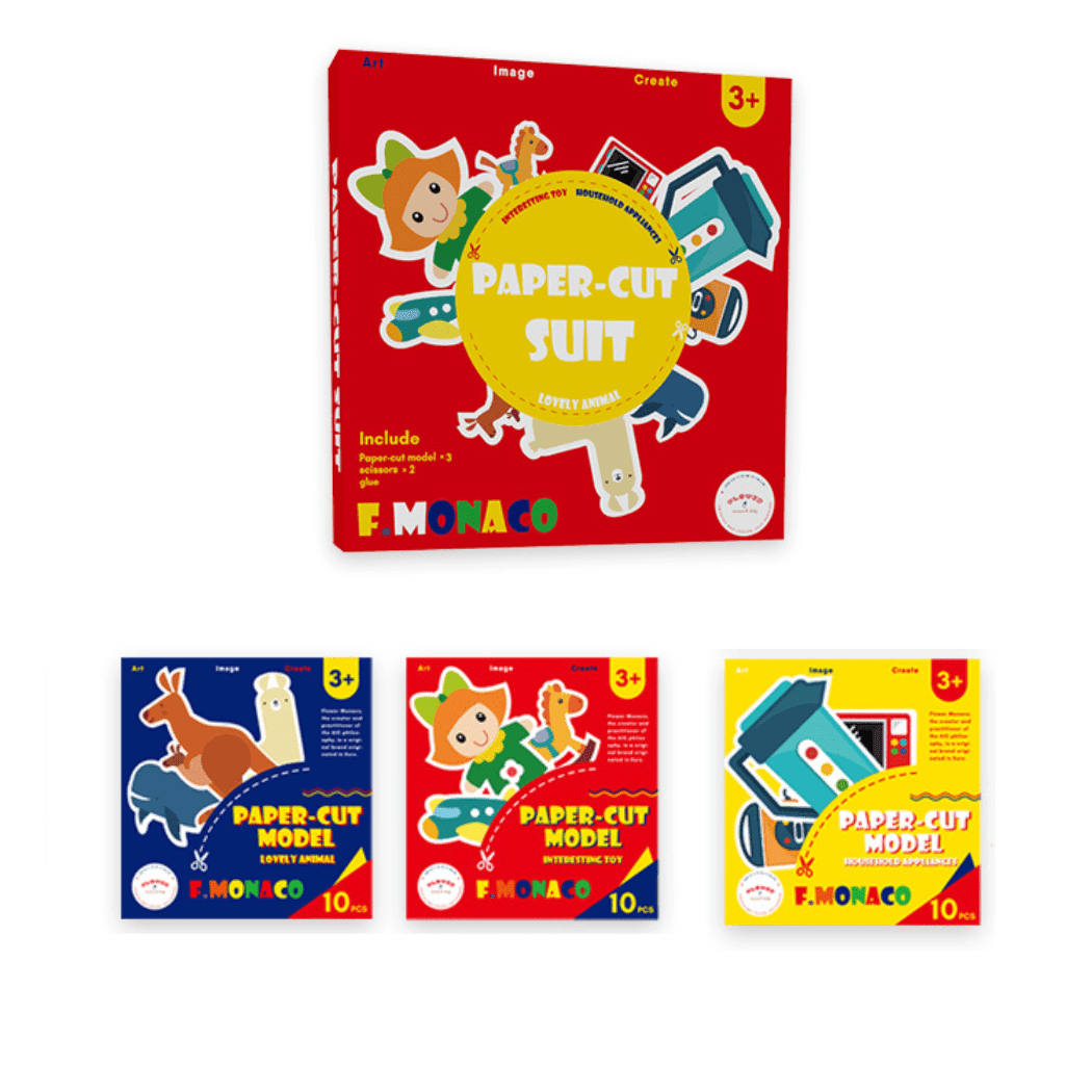 Flower Monaco Paper Cut Model Lovely Animal-1954803152129757192