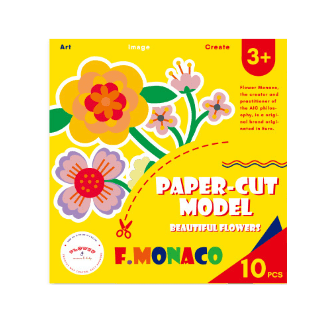 Flower Monaco Paper Cut Model-1954803095015919616