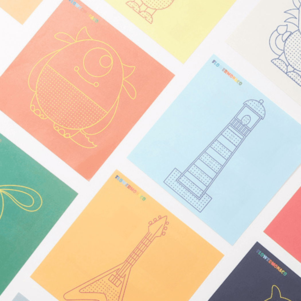 Flower Monaco Paper Hold and Cut  Set-1954803104977391620