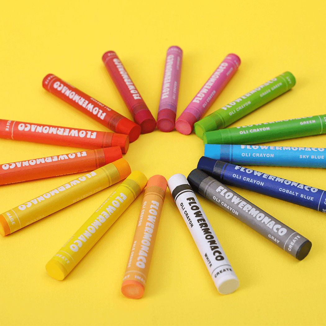 Flower Monacooil Oil Pastel-1933335106219544583