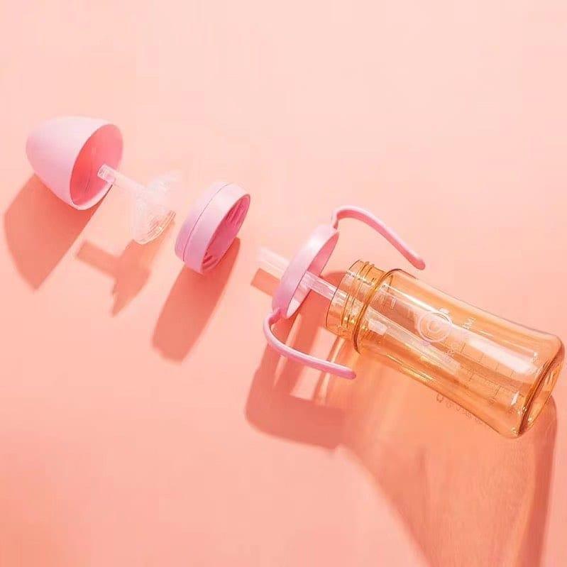 Grosmimi PPSU Straw Cup 200ml Charcoal-1954803143682428932