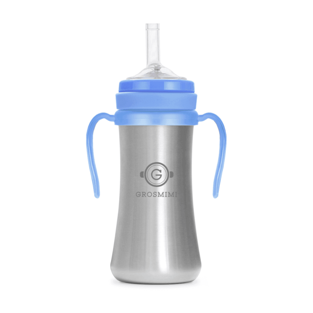 Grosmimi Stainless Straw Cup 200ml Aqua green-1954803142415749123