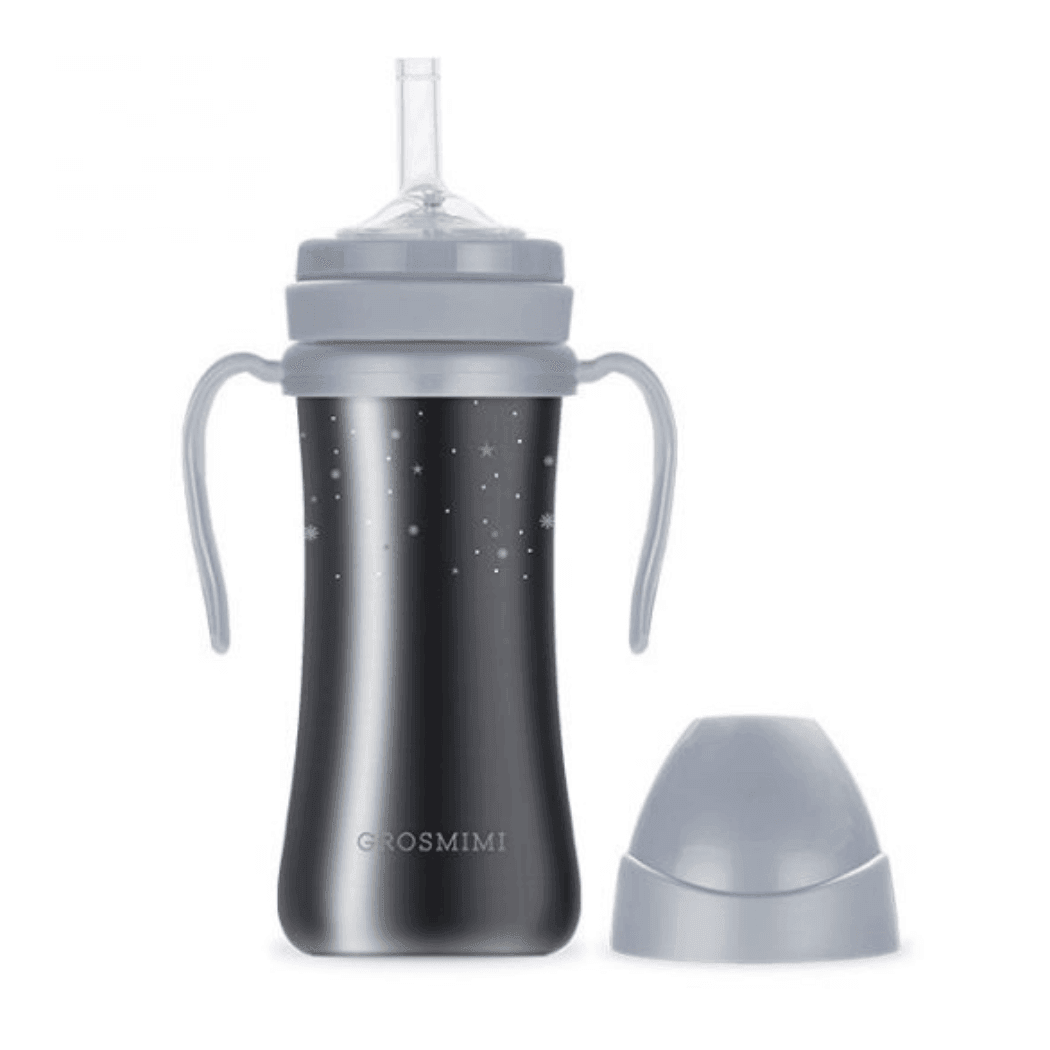 Grosmimi Stainless Straw Cup 200ml Red-1954803142231199748