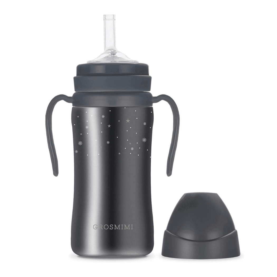 Grosmimi Stainless Straw Cup 200ml Red-1954803142231199749