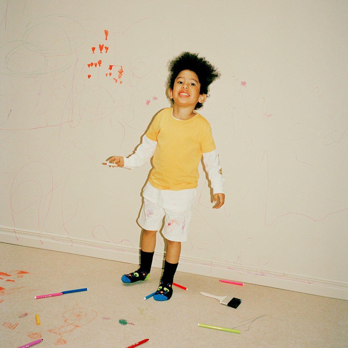 Happy Socks Kids Cat Sock Size 4-6Yrs-1954803110929108993