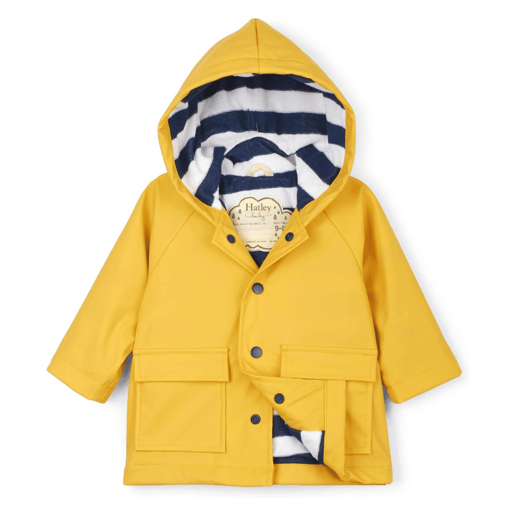 HATLEY Baby Raincoat | Yellow Size 9-12 Months-1954803035804930048