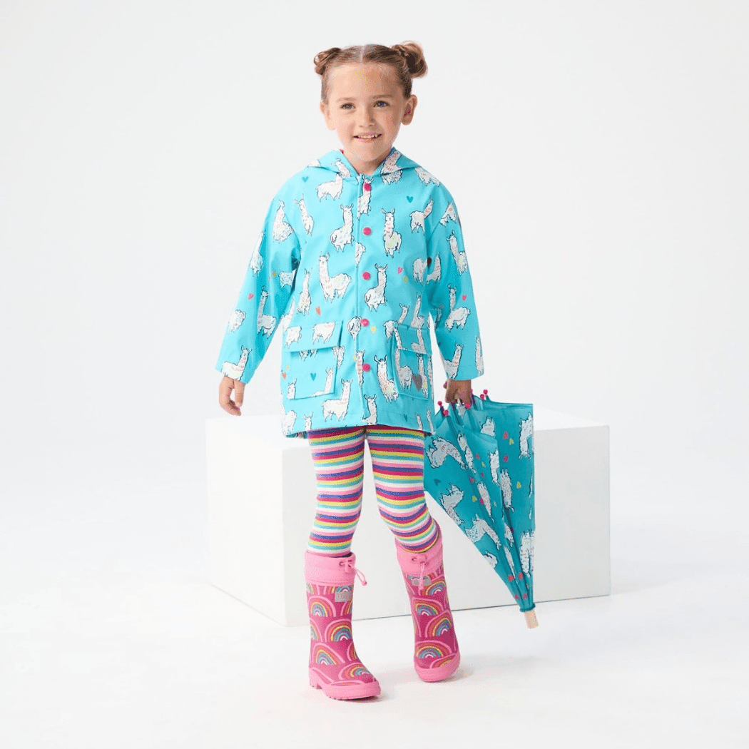 HATLEY Raincoat | Adorable Alpacas Size 3-1910112139465592833