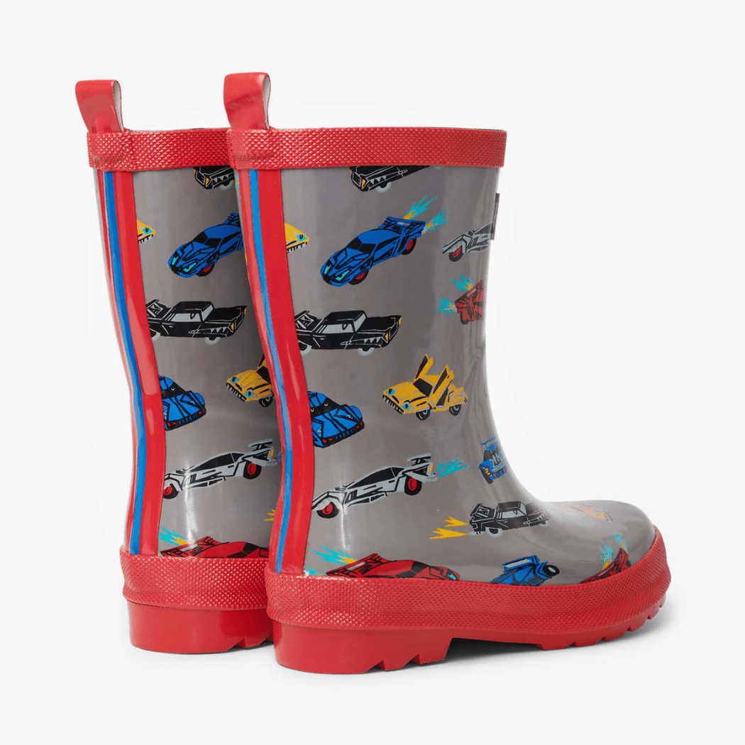 HATLEY Shiny Kids Rain Boots | Cars size 12-1954803166608494593