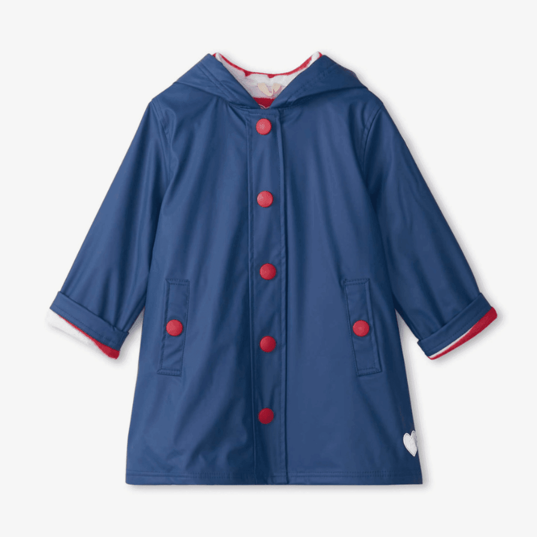 HATLEY Splash Rain Jacket | Navy &amp; Red Size 3-1910112163092107264