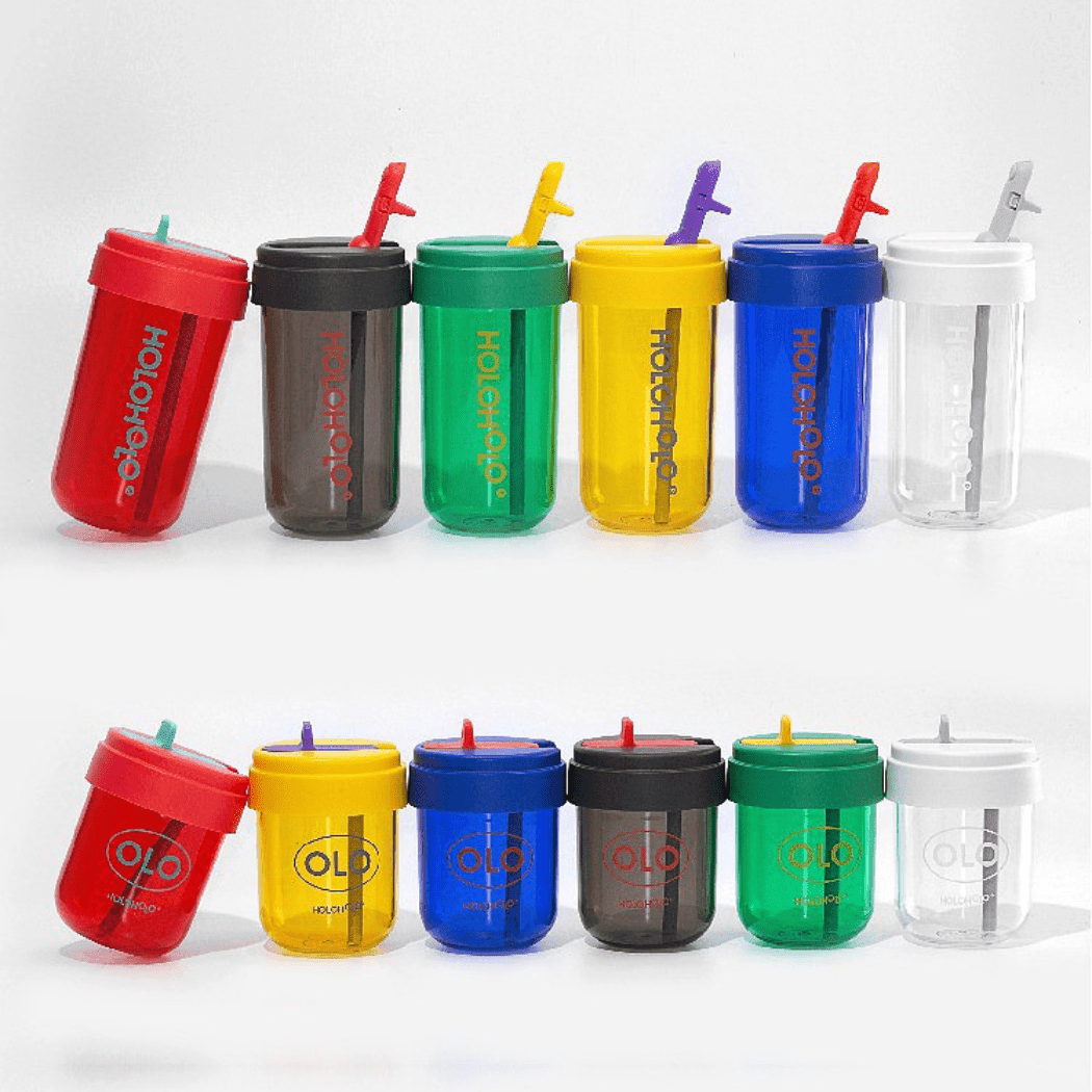 HOLOHOLO Heat-Resistant Reusable Coffee Cup Grey 300ml-1954803129581178881