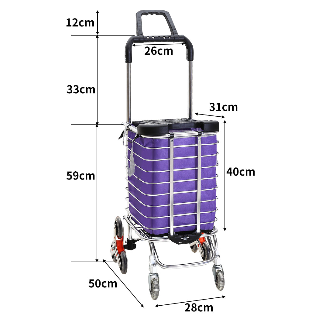 Foldable Shopping Cart Trolley Basket-1954802730480570370