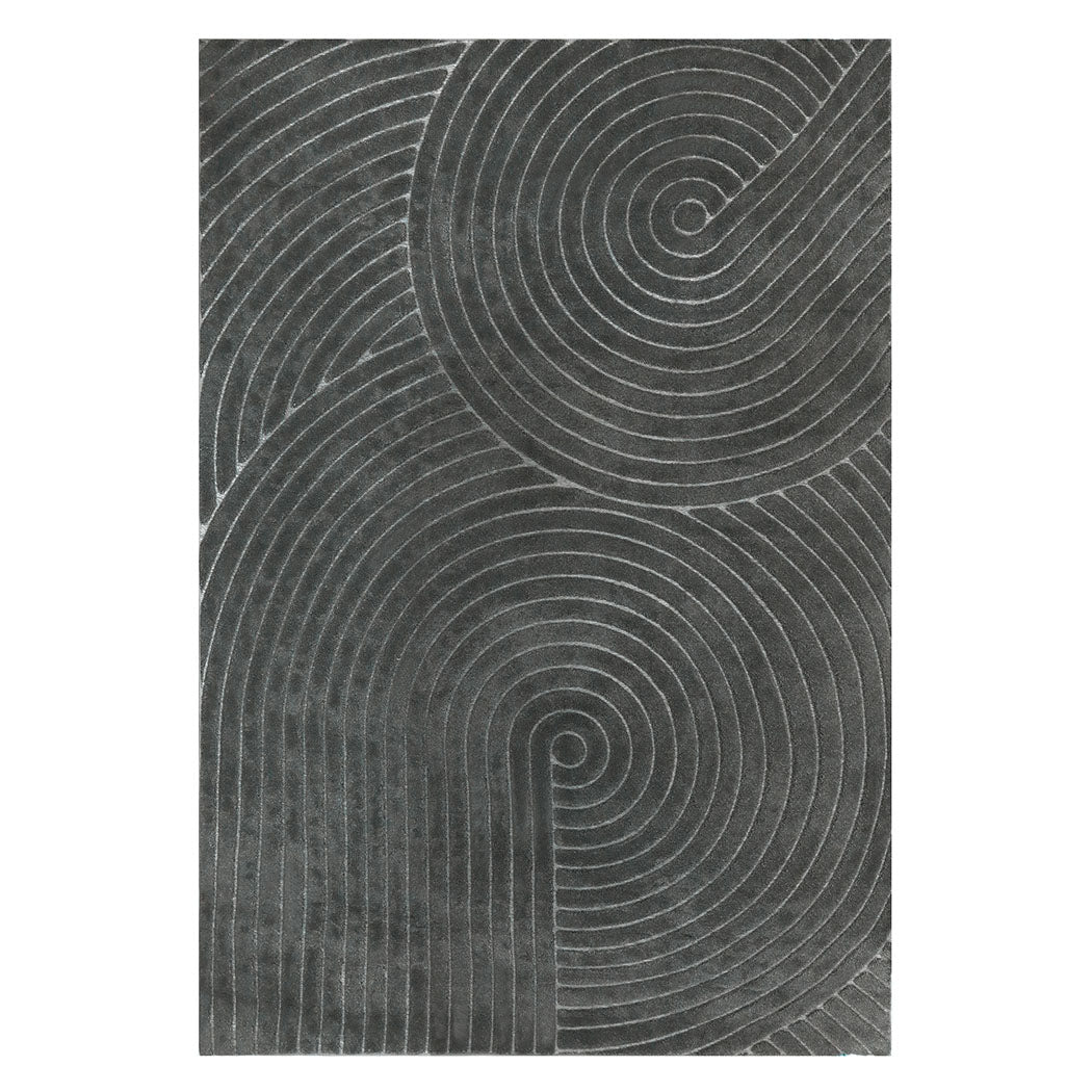 Marlow Floor Rug Soft Polyester Carpet Non Slip Plush Shaggy Rugs Geometric-1954802391723413504
