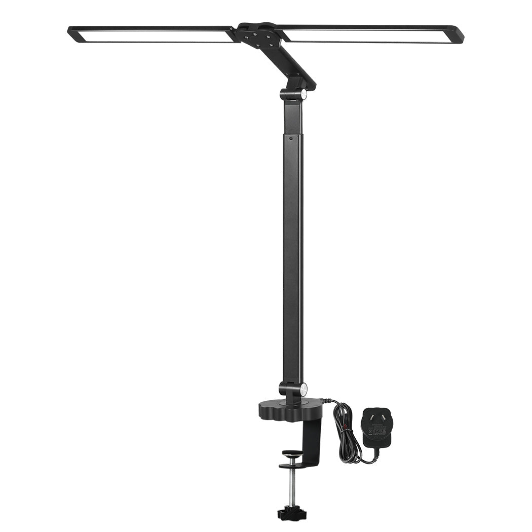 Emitto Double Head LED Desk Lamp Dimmable With Clamp-1910149778696704000