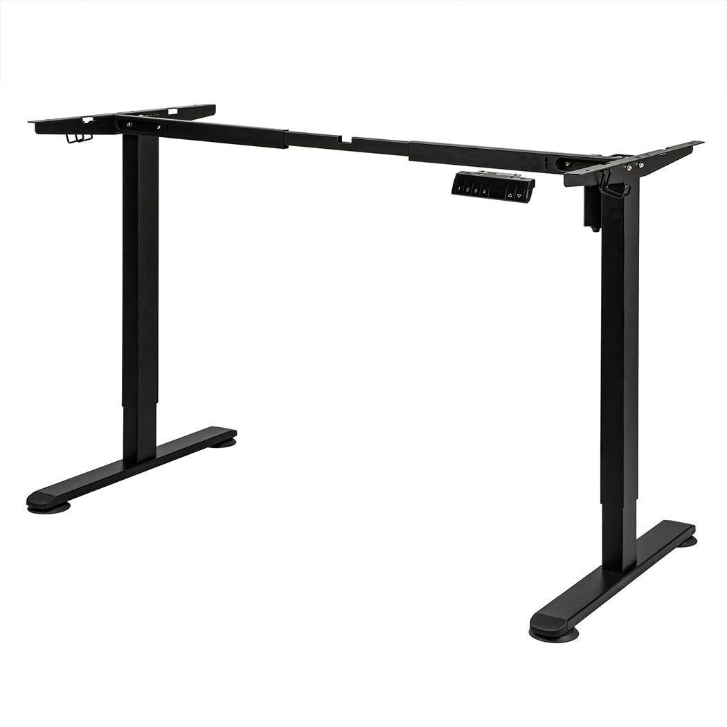 Levede Motorised Standing Desk Frame Black Single Motor-1954803014682415104
