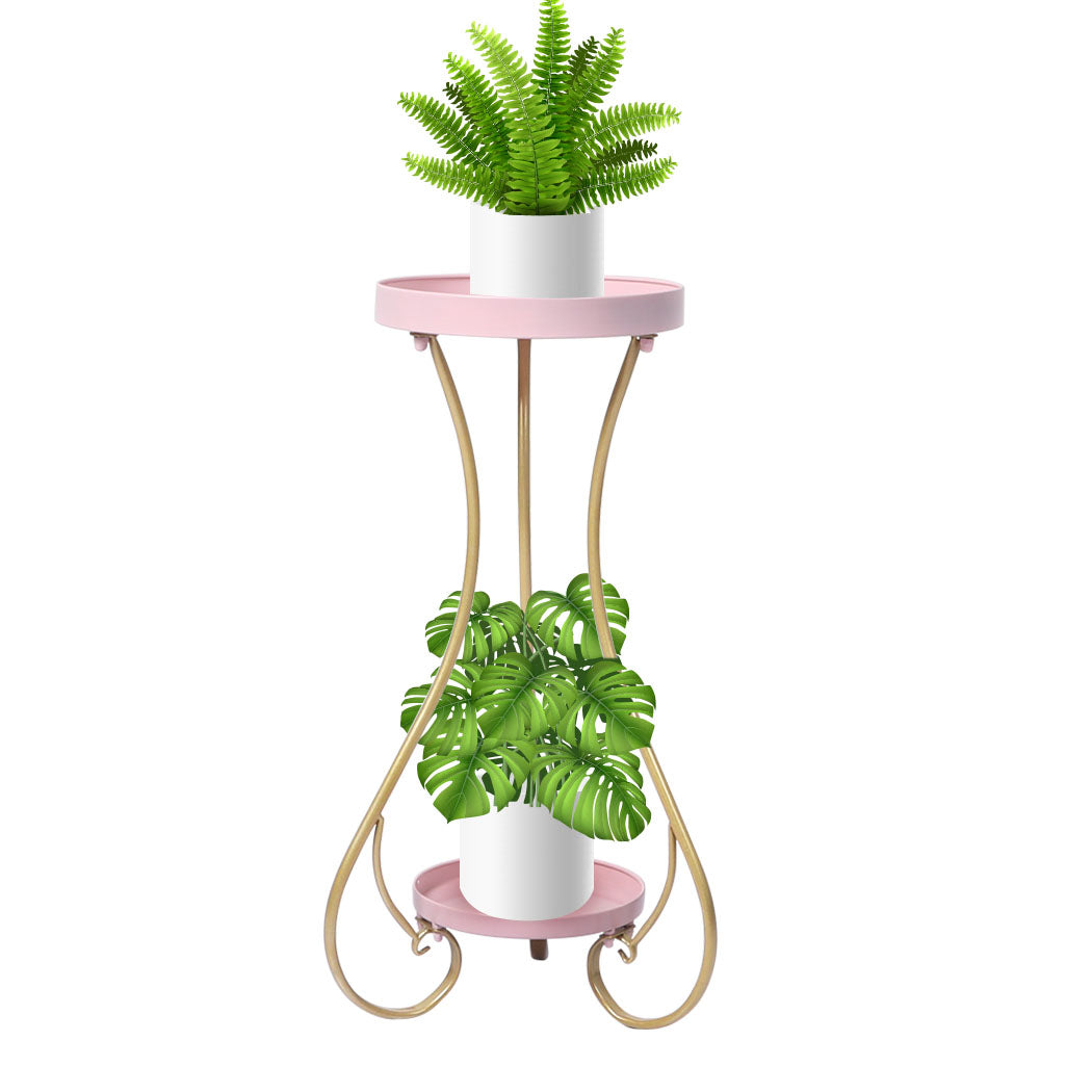 Levede Plant Stand 2 Tiers Outdoor Indoor Medium-1910112299541204992