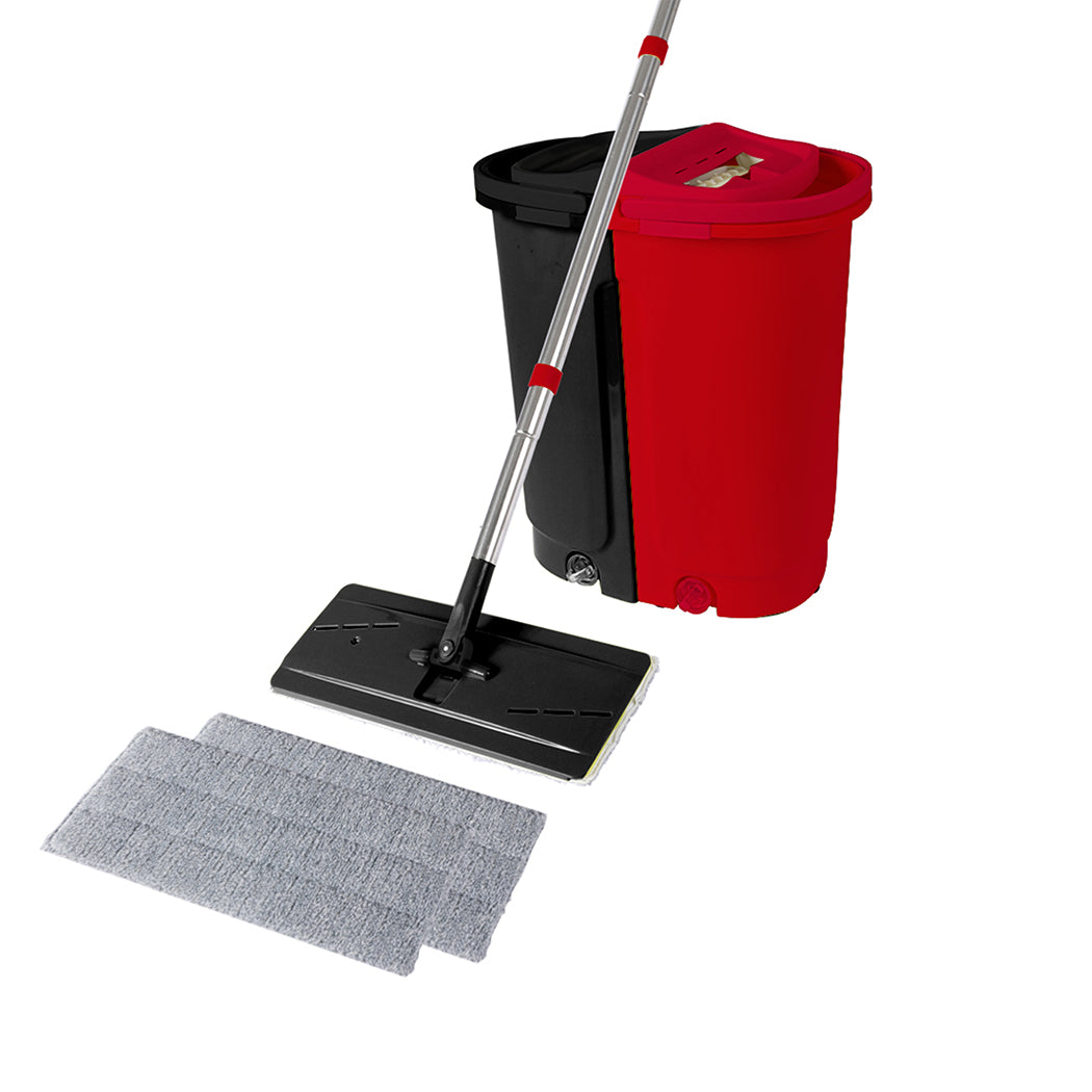 Cleanflo Flat Mop Bucket Cleaner Stainless Black-1919892884723732480