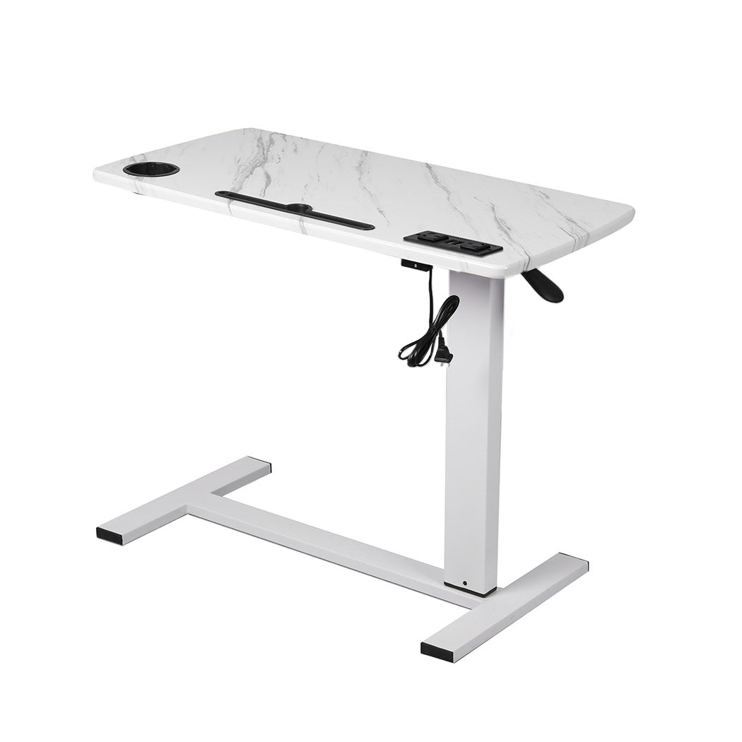 Levede Standing Desk Height Adjustable White-1954802680828399616