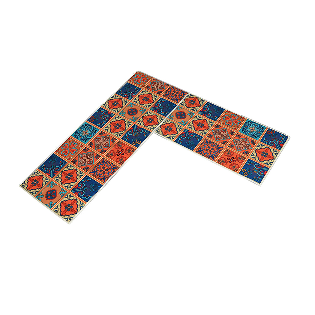 Marlow 2x Kitchen Mat Floor Rugs Area 45x120cm-1910113065198817280