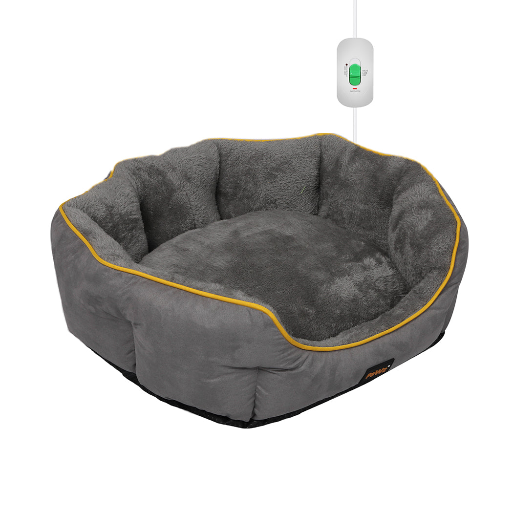 PaWz Electric Pet Heater Bed Heated S Grey Small-1910112463450411008