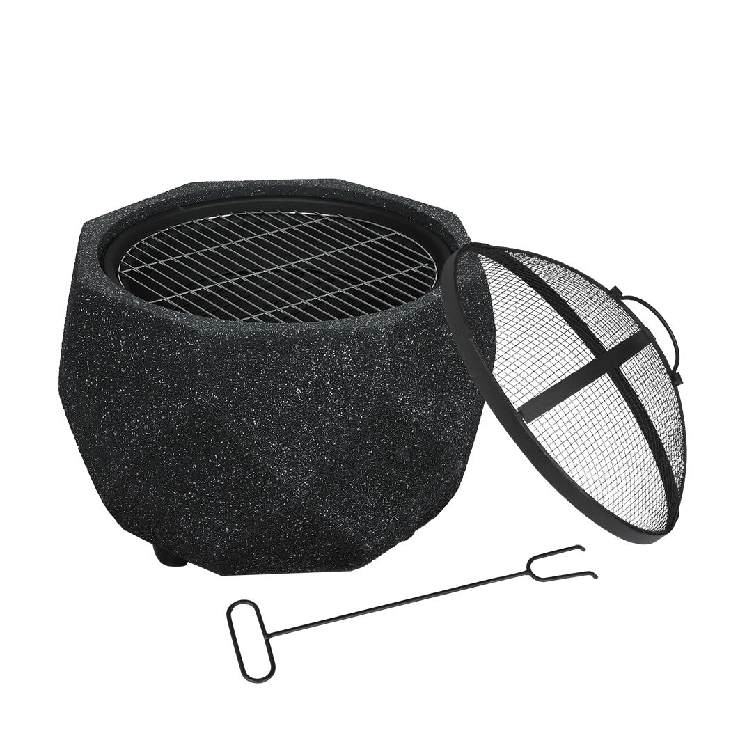 Moyasu Fire Pit BBQ Grill Outdoor Charcoal-1954802707814551552