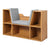 Levede Kids Bookcase Toys Box Shelf Brown-1910112556274552832