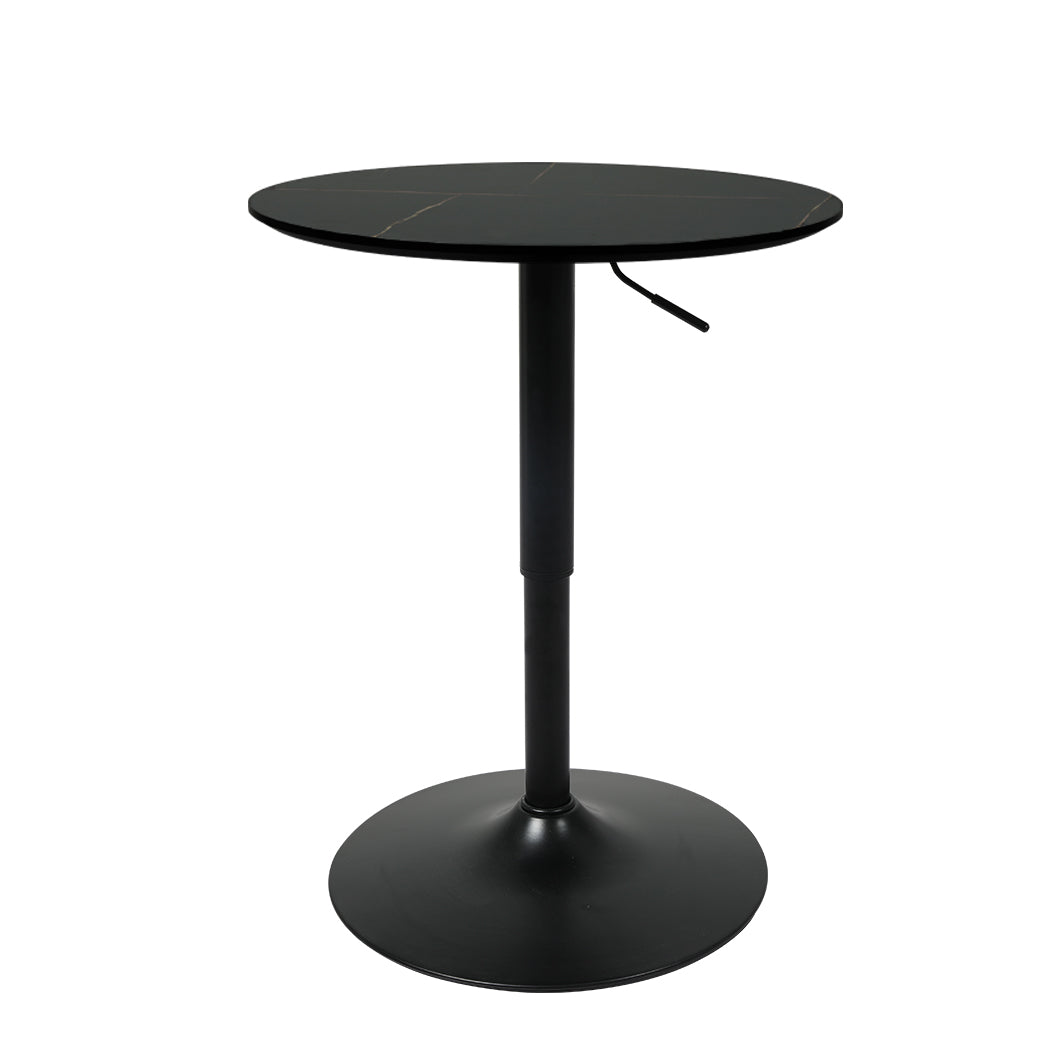 Levede Bar Table Swivel Gas Lift Counter Black-1954802991219478528