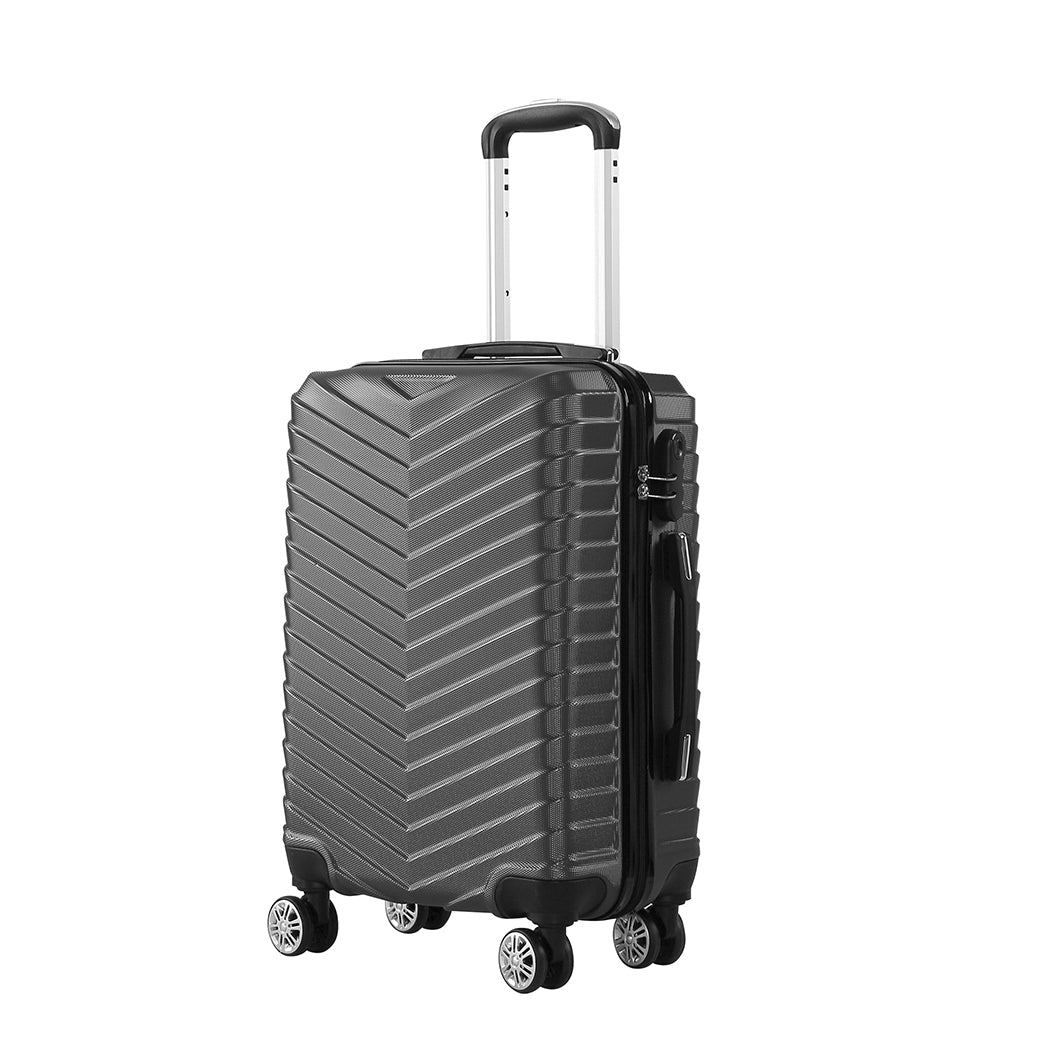 Slimbridge 20" Carry On Travel Luggage Grey 20 inch-1954802807165030400