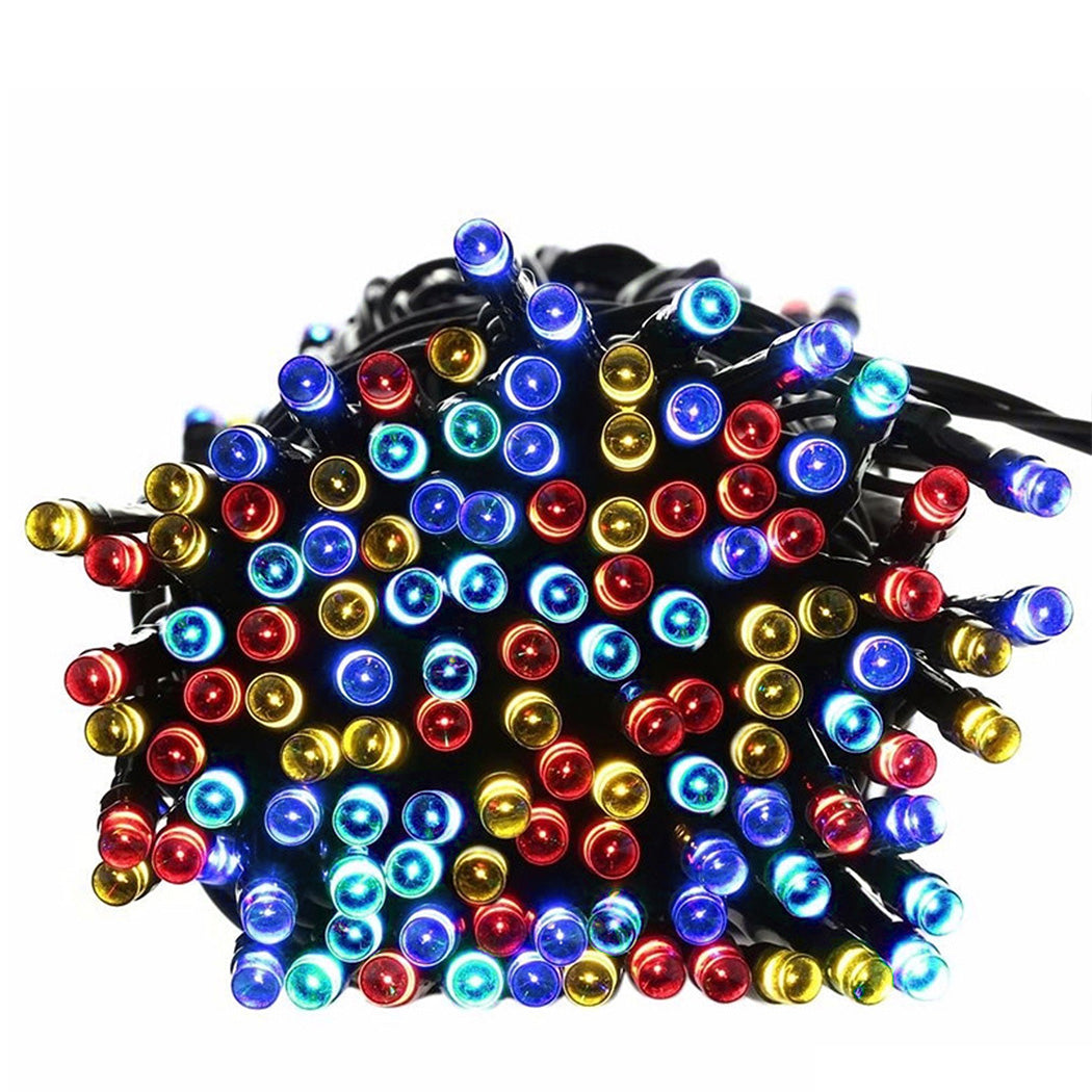 25M 200LED String Solar Powered Fairy Lights Garden Christmas Decor Multi Colour